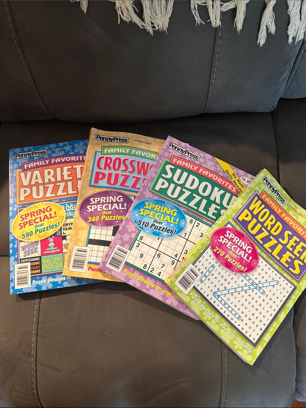 Set/4 Family Favorites Puzzle Magazines